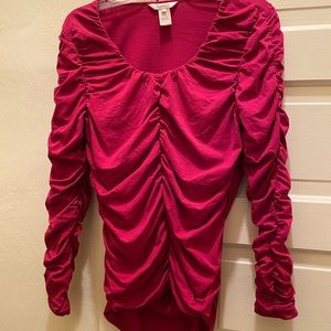 Sundance long sleeved ruched top